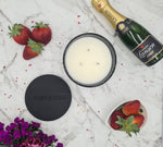 Strawberry Champers - Triple Wick Candle